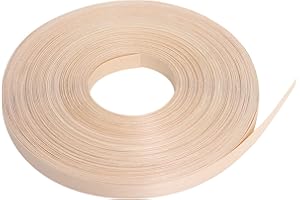 Birch Plywood Edge Banding, 3/4 Inch x 250 Feet Roll Wood Veneer Edge Banding, Birch Edge Banding with Hot Melt Adhesive, Pre
