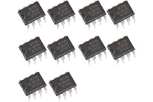 Bridgold 10pcs UC3842B UC3842 High Performance PWM Current Mode Controller 1 A, 8-Pin PDIP