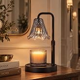 Candle Warmer Lamp with Timer Dimmer, Height Adjustable with 2 Bulbs | Birthday Gifts for Women, Mom, House Warming Gifts New Home Decor Wax Melt Warmer for Jar Candles