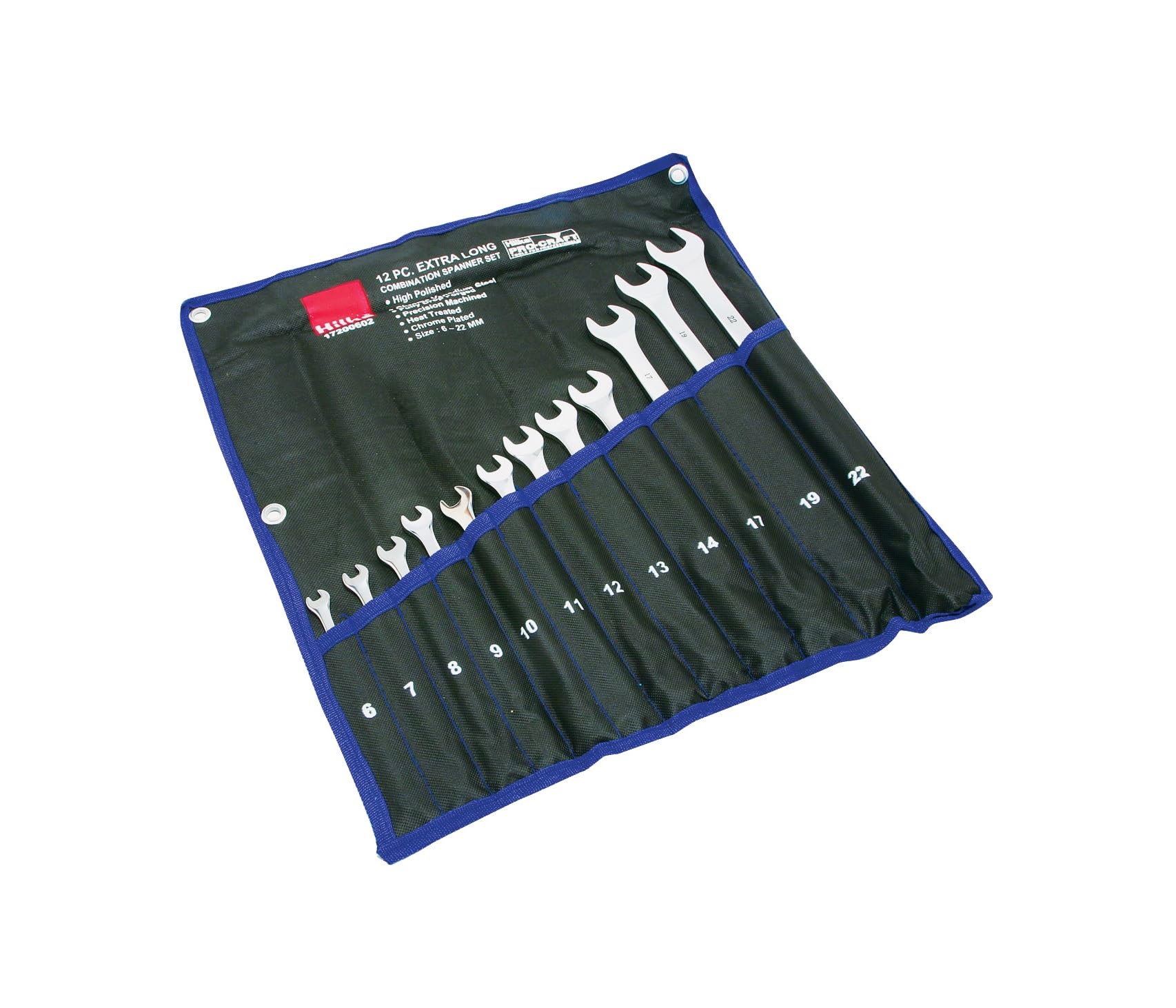 Hilka 17200602 Pro Craft Extra Long Comb Metric Spanner Set