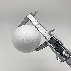 Crafjie Craft Foam Balls 3 Inches in Diameter