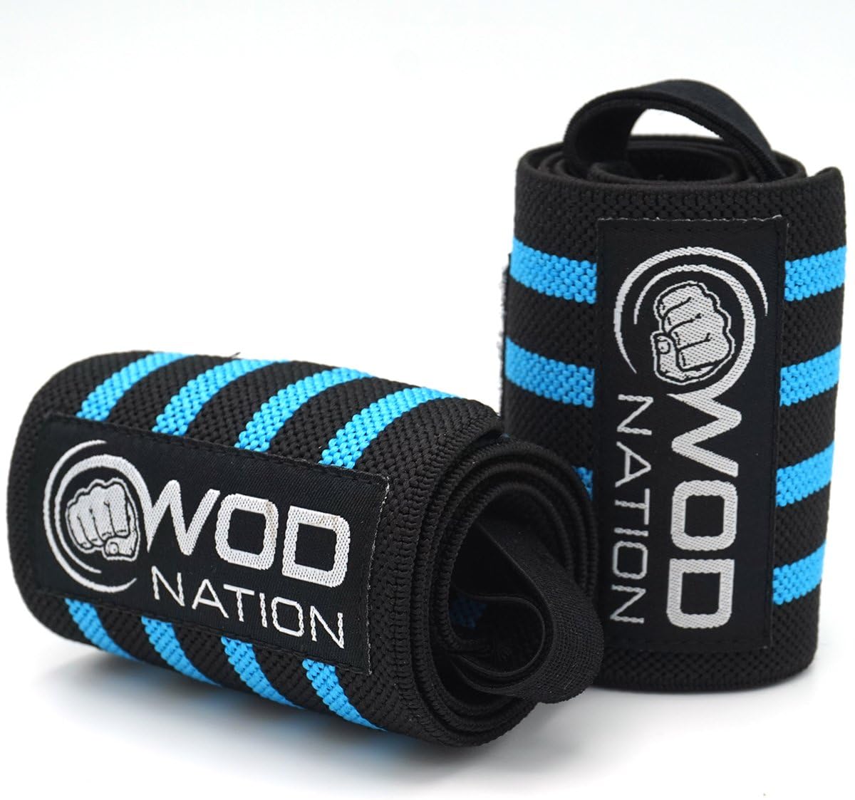 WOD Nation Wrist Wraps Weightlifting for Men & Women - Weight Lifting Wrist Wrap Set of 2 (12" or 18") + Includes Carrying Bag : Sports & Outdoors