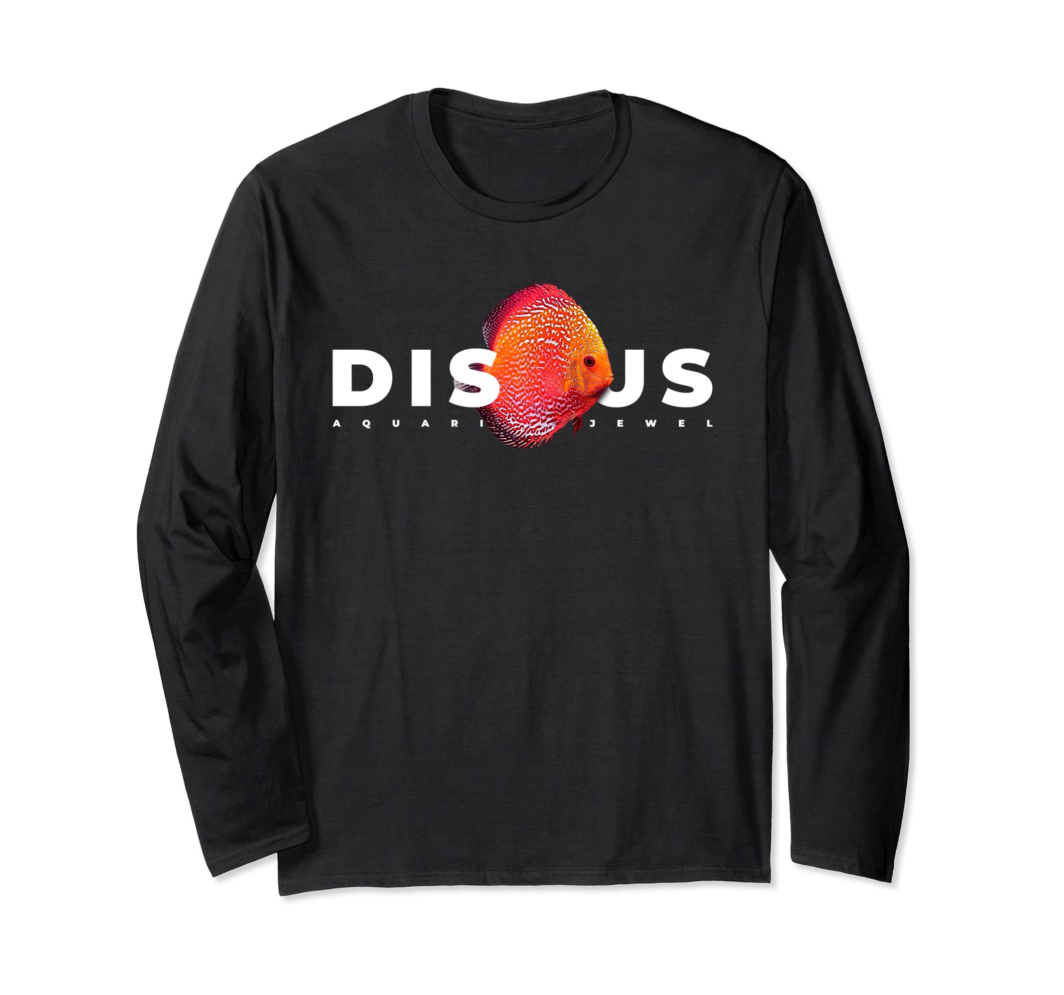Discus Cichlid Fish Keeper Long Sleeve T-Shirt