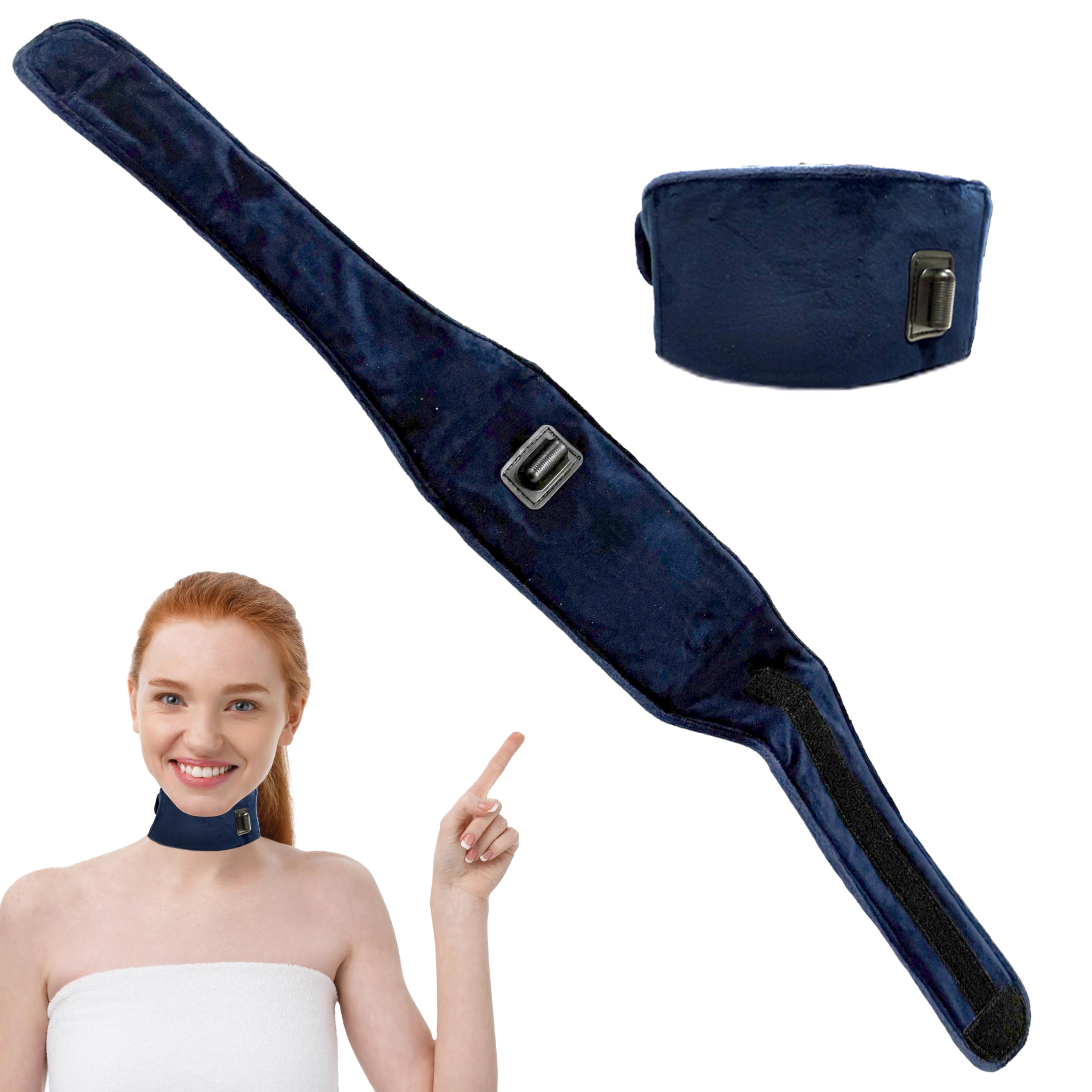 Photo 1 of OMEO Quantum Resonance Energy Heated Neck Wrap, Bio-Energy Wave Therapy Device, Head and Eyes, Pain Reliever and Cervical Stiffness Neck Brace for Men and Women Lifestyle Support