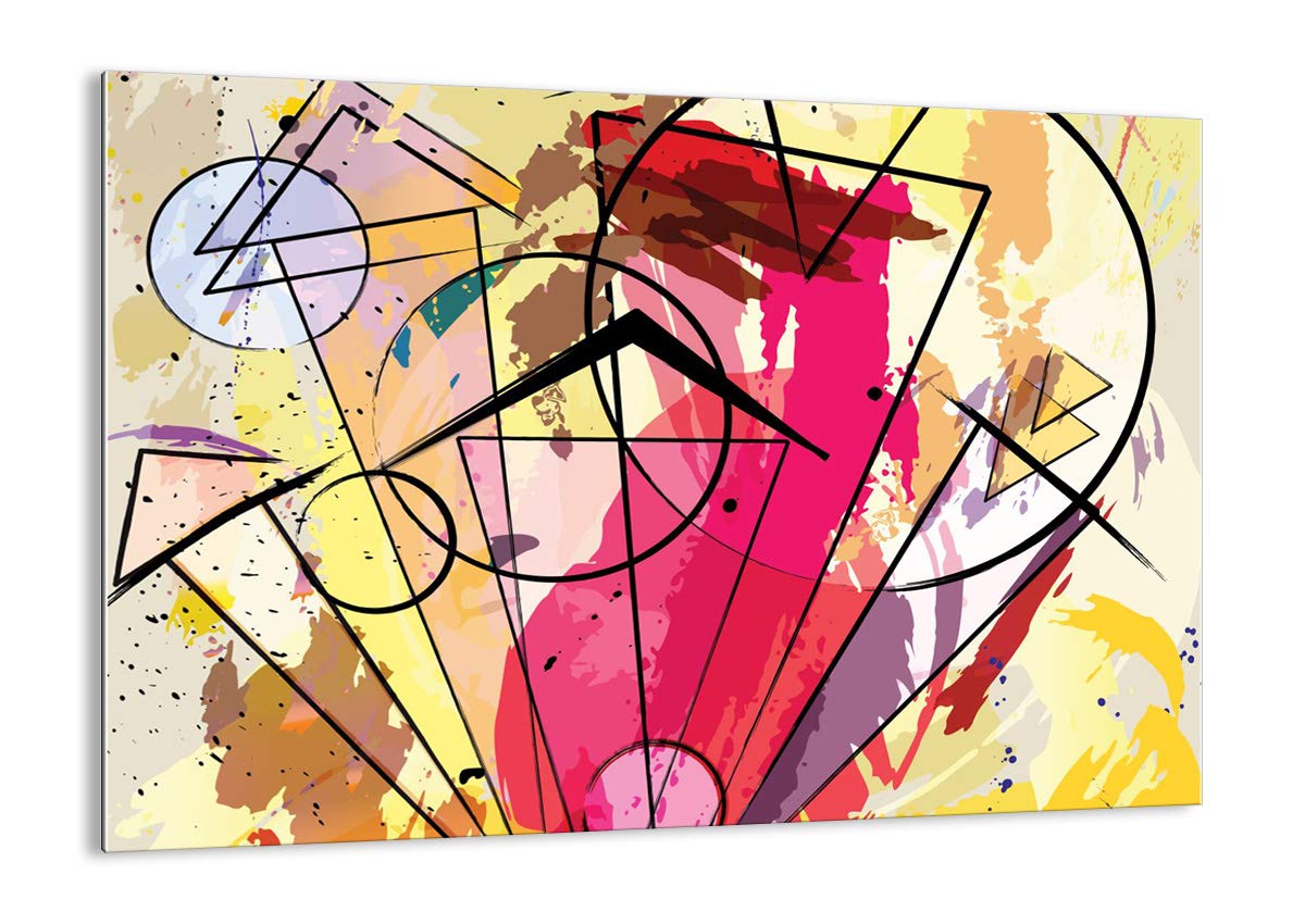 Höhe: 50cm GAA70x50-3603 Glas Einteilig zum Aufhängen bereit Kunstdruck