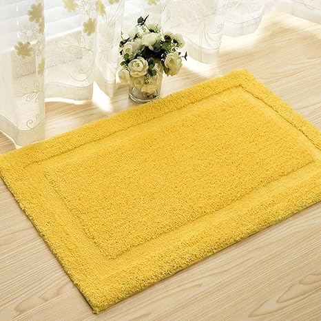 Amazon.com : Zu0026L Home Shaggy Bath Mat Non Slip Kitchen Rugs Solid 