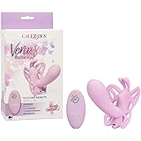CalExotics Venus Butterfly Silicone Remote Venus G – Hands Free Strap On Personal Massager Probe with Controller – Waterproof
