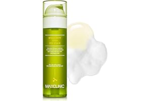 MAXCLINIC Hyaluron Vita Cleansing Oil Foam | Daily Face Wash Oil Based Cleanser to Foam | Korean Oil Cleanser for Face | Hydrating Facial Cleanser for Dry Sensitive Skin | Face Cleanser (3.88 Fl. Oz)