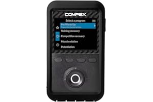 Compex Sport Elite 3.0 Muscle Stimulator with TENS Kit, 10 Programs Helps facilitate and Improve Muscle Performance, Black