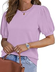 Short Sleeve Sweater for Women Trendy Summer Tops