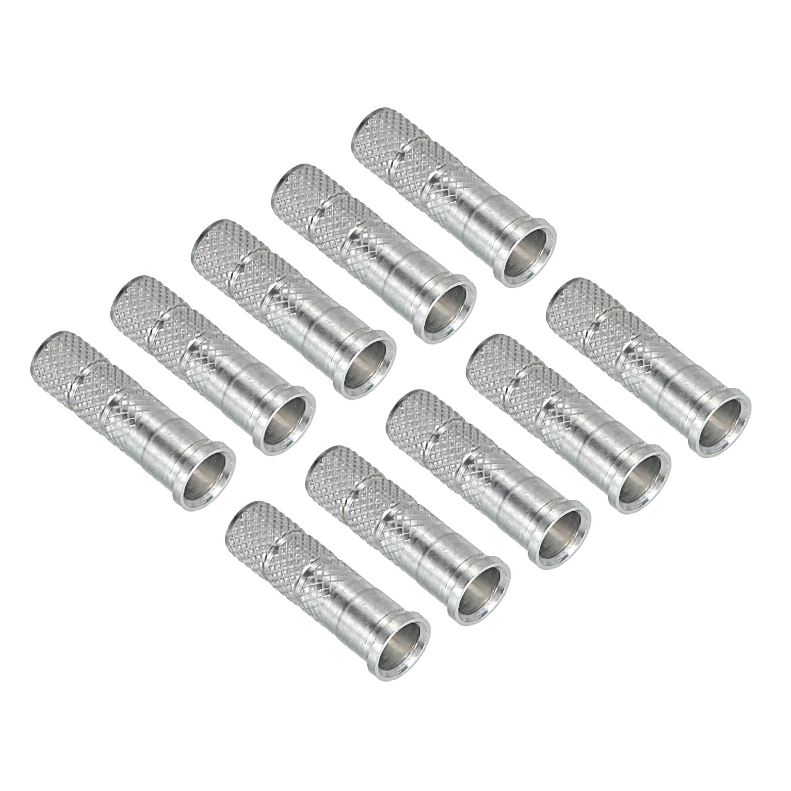 PATIKIL Arrow Inserts 0.244" Dia 6.2mm 7.2mm, 12 Pack Aluminum Shaft Adapter for Archery Points