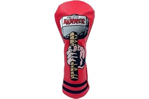 MADSON GOLF Funny Golf Club Covers The Hammer Driver Headcover and Little Hammer Fairway Wood Head Covers, Golf Accessories for Men, Golfer Golf Gifts for Men, Golf Head Covers for Dad