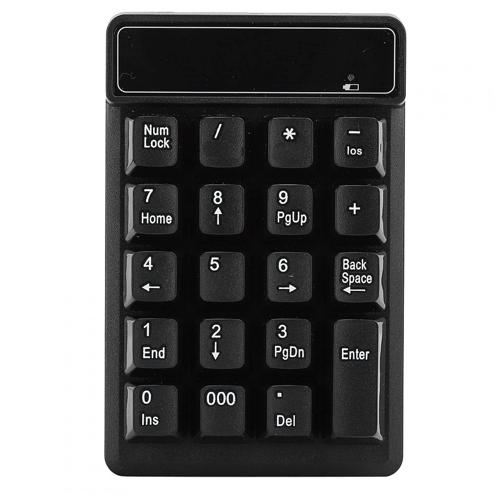 Agatige Bluetooth Numeric Keypad, 19 Keys Bluetooth Number Pad Wireless Numpad Portable Mini Financial Accounting Extensions Data Entry Keyboard for Laptop Desktop PC Notebook