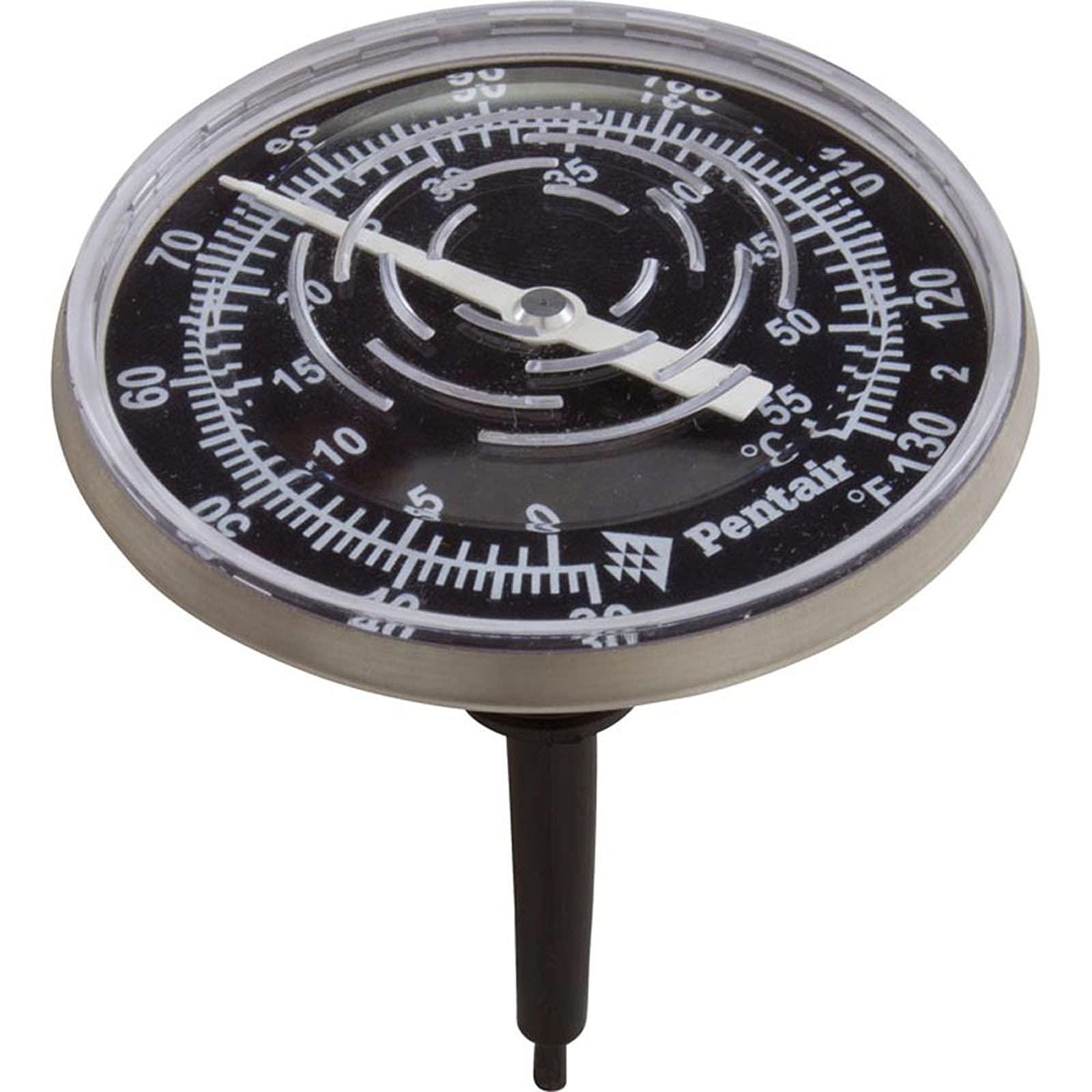 Photo 1 of Thermometer, Pentair, In-Line Nylon Wall,30-130 Deg, 1/2"mpt