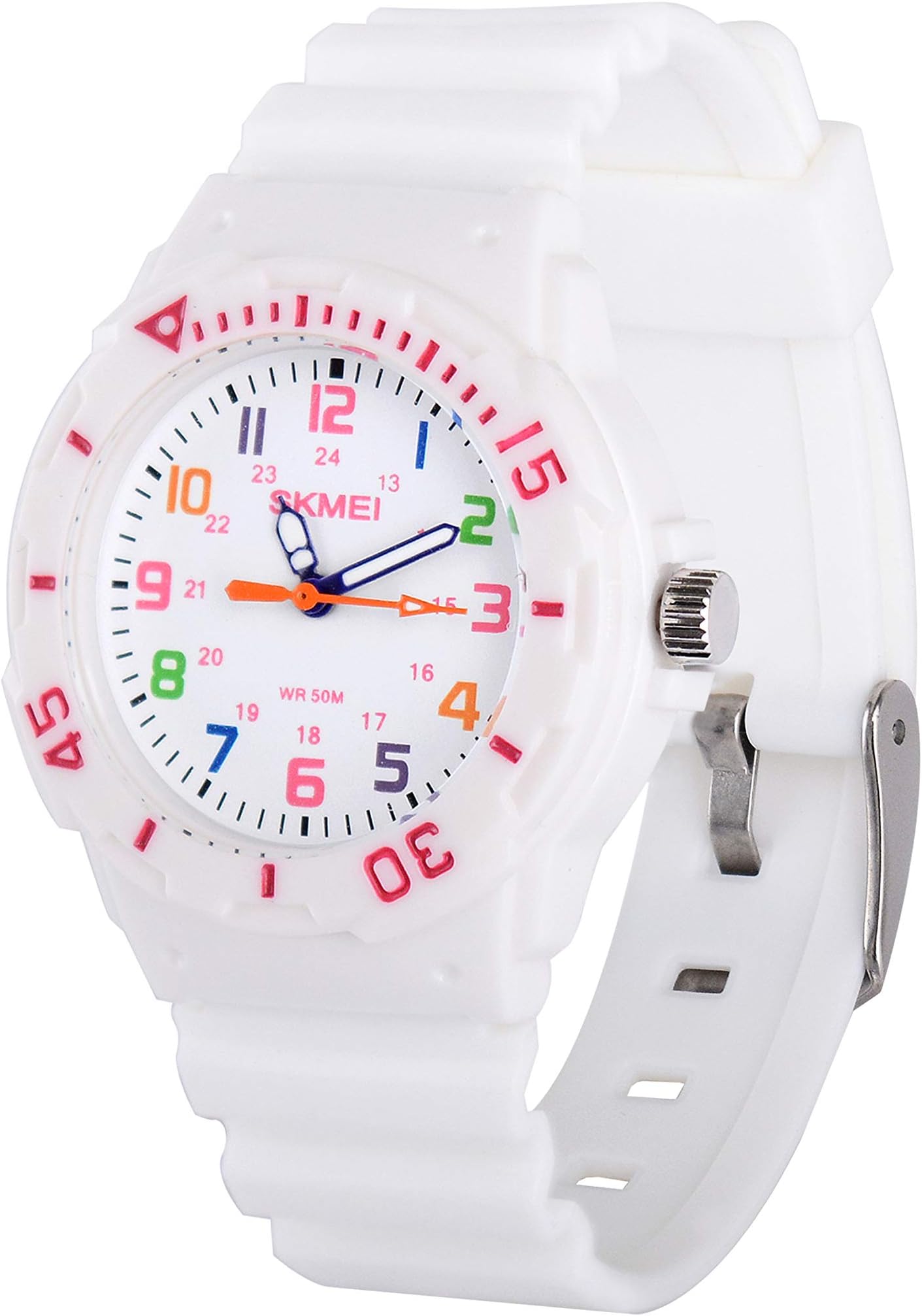Kids Analog Wrist Watch Durable Little Boys Watches Waterproof 33mm Round Dial 15mm PU Watchband WB067 WG067