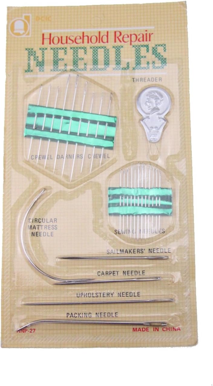 27Pc Sewing needles assorted household repair set threader, darning upholstery