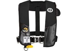 Mustang Survival Corp Inflatable PFD with HIT (Auto Hydrostatic) with Harness