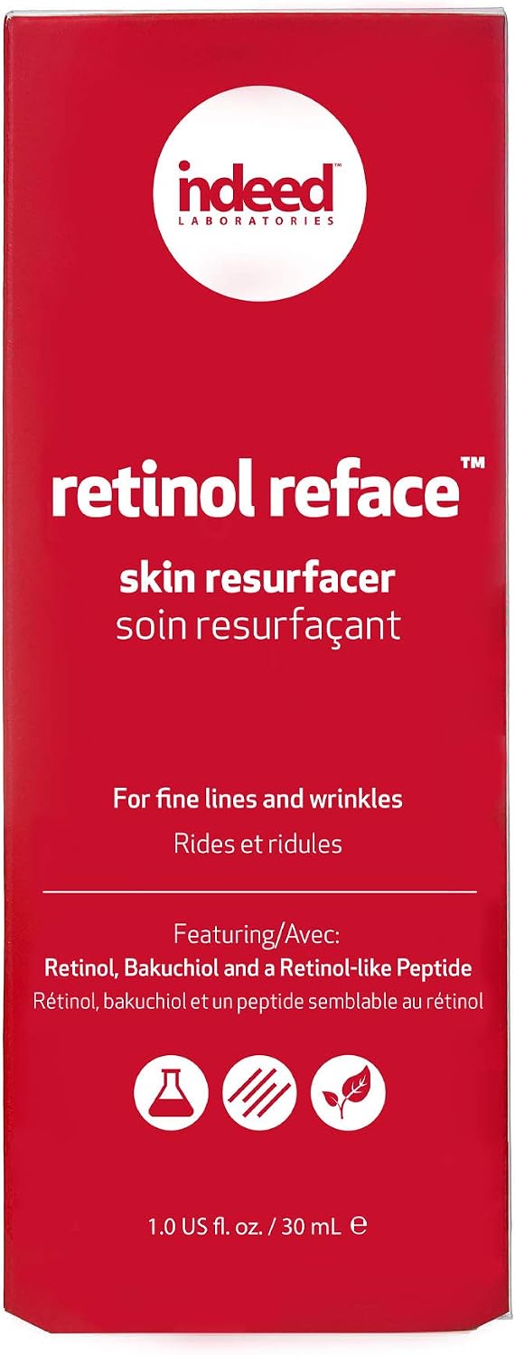 Indeed Labs Retinol Reface Moisturizer Cream For Face/neck, Wrinkle Repair Moisturizer, softer, Smoother - Image 3