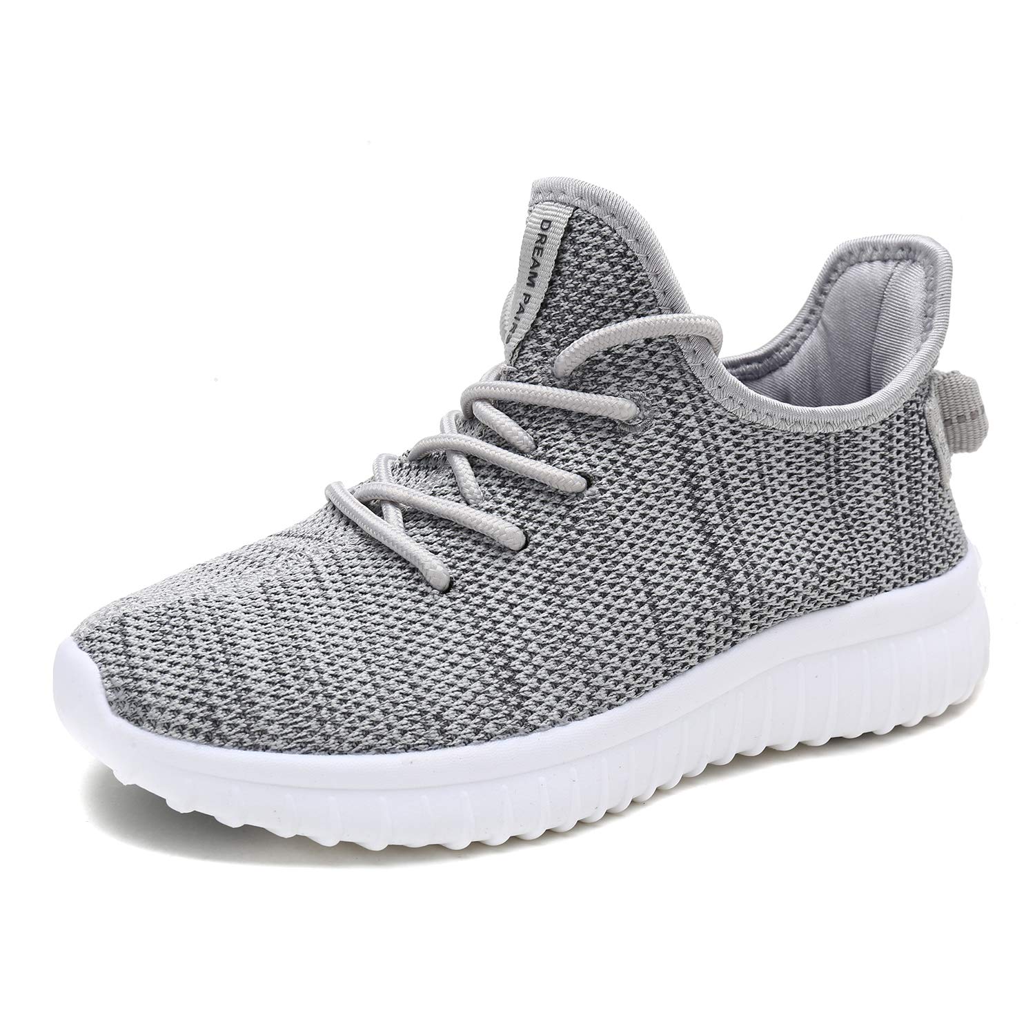 DREAM PAIRS Women's Light Grey Breathable Sneakers Lightweight Tennis Walking Shoes Size 7 M US 170726_2_W