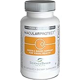 ScienceBased Health MacularProtect AREDS 2 Formula – Eye Health Vitamin & Mineral Supplement with Lutein, Zeaxanthin & B Vitamins for Macular & Vision Support – 60 Capsules