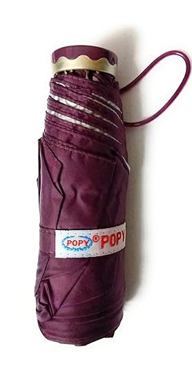 Five fold Purple with Superior Quality Silver Coated Waterproof Fabric andd Light Weight Structure