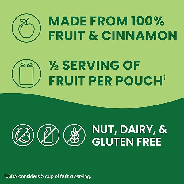 GOGO SQUEEZ APPLESAUCE AND FRUIT PUREE, APPLE CINNAMON, 3.2 OZ (PACK OF 12), UNSWEETENED FRUIT SNACKS FOR KIDS, GLUTEN FREE, NUT FREE AND DAIRY FREE, RECLOSEABLE CAP, BPA FREE POUCHES