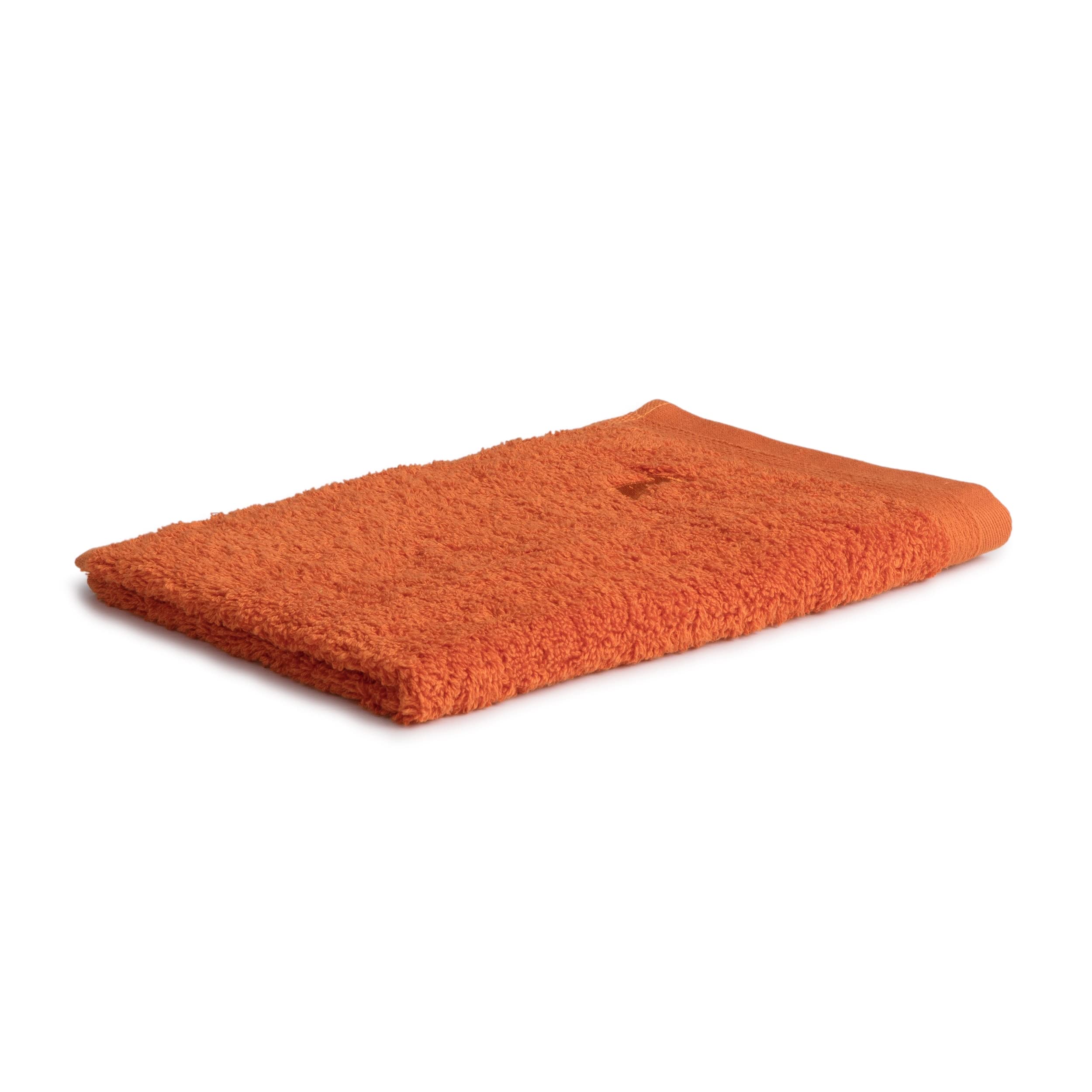 Möve Superwuschel guest towel 30 x 50 cm made of 100% cotton, red clay