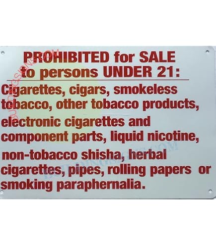 no tobacco under 21 sign Tobacco, Vapor or Nicotine Pouches It is thicker and stiffer than our standard aluminum The 21 Year Minimum-Age Law: