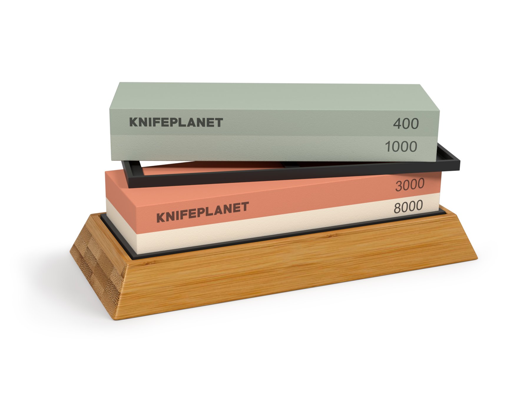 Complete Knife Sharpening Stone Set 400/1000 Grit Water Stone, 3000/