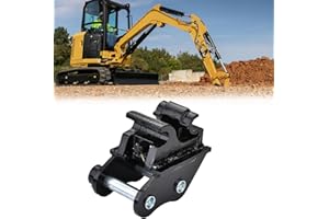 FLTRUCKTOP Mini Excavator Attachments Mechanical Quick Change Hitch for Small Digger Quick Coupler Fit Most of up to 3 tons Excavators