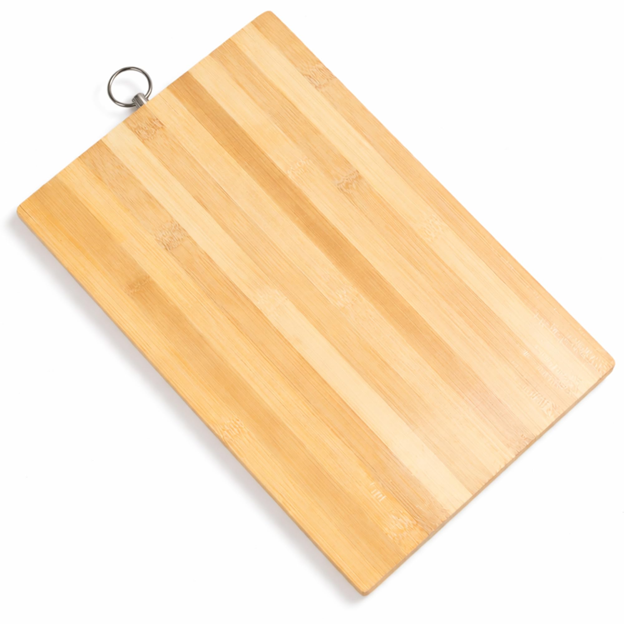 Large Bamboo Chopping Board - 24cm x 34cm, Made from Strong and Durable Bamboo, Wooden Cutting Board for Kitchens, Meat, Vegetables and Bread, Serving Tray, Kitchen Utensil Accessory