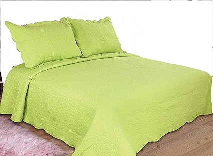Amazon Com All For You 3 Peice Reversible Bedspread Coverlet