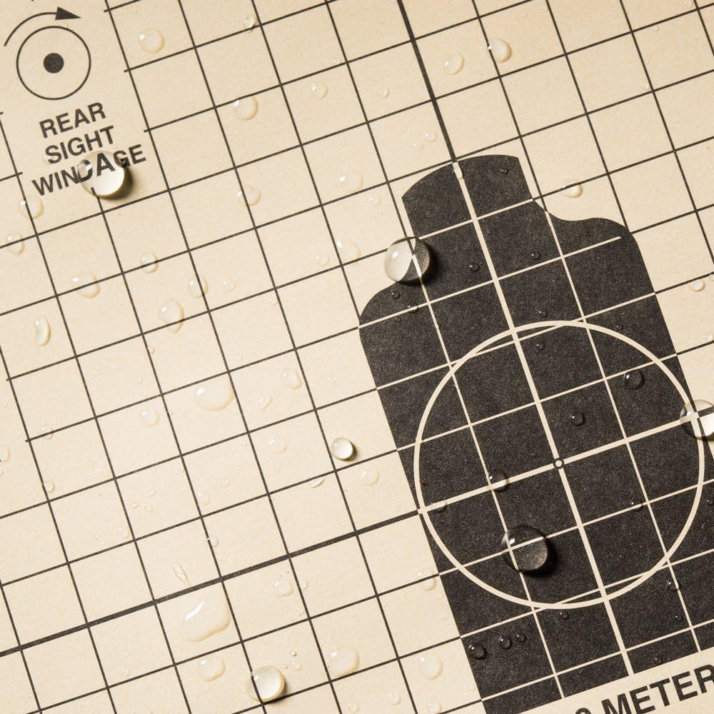 Rite In The Rain Weatherproof 25 Meter Target, 8 1/2" x 11", Tan, M16A2 / M16A4 Front, M4 Carbine Back, 100 Sheet Pack (No. 9125) : Sporting Goods : Sports & Outdoors