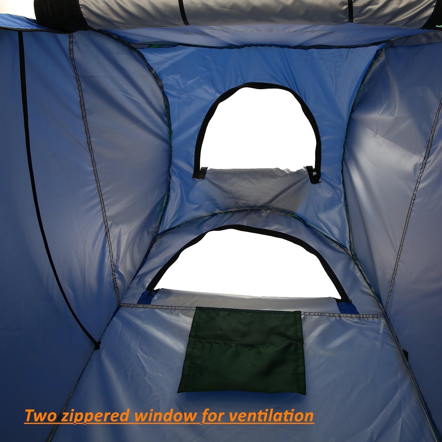 Sportneer Pop Up Camping Shower Tent, Portable Dressing Changing Room Privacy Shelter Tents for Outdoor Camping Beach Toilet and Indoor Photo Shoot with Carrying Bag, 6.25 ft Tall (Blue): Sports & Outdoors