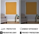 Funky Gadgets Ochre Thermal Blackout Roller Blind 60x165 Easy Fit view 8