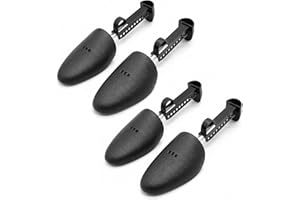 2 Pairs Plastic Adjustable Length Men Shoe Tree Shoe Stretcher Boot Holder Organizers Boot Holder Support Practical Portable 