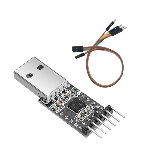 title=tinxi® USB2.0 6 Pin Converter Modulo CP2102 per Arduino PRO