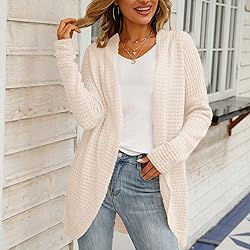 ADJHDFH Oversized Sweater Cardigan For Plus Size