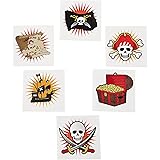 72 pc Pirate Tattoos
