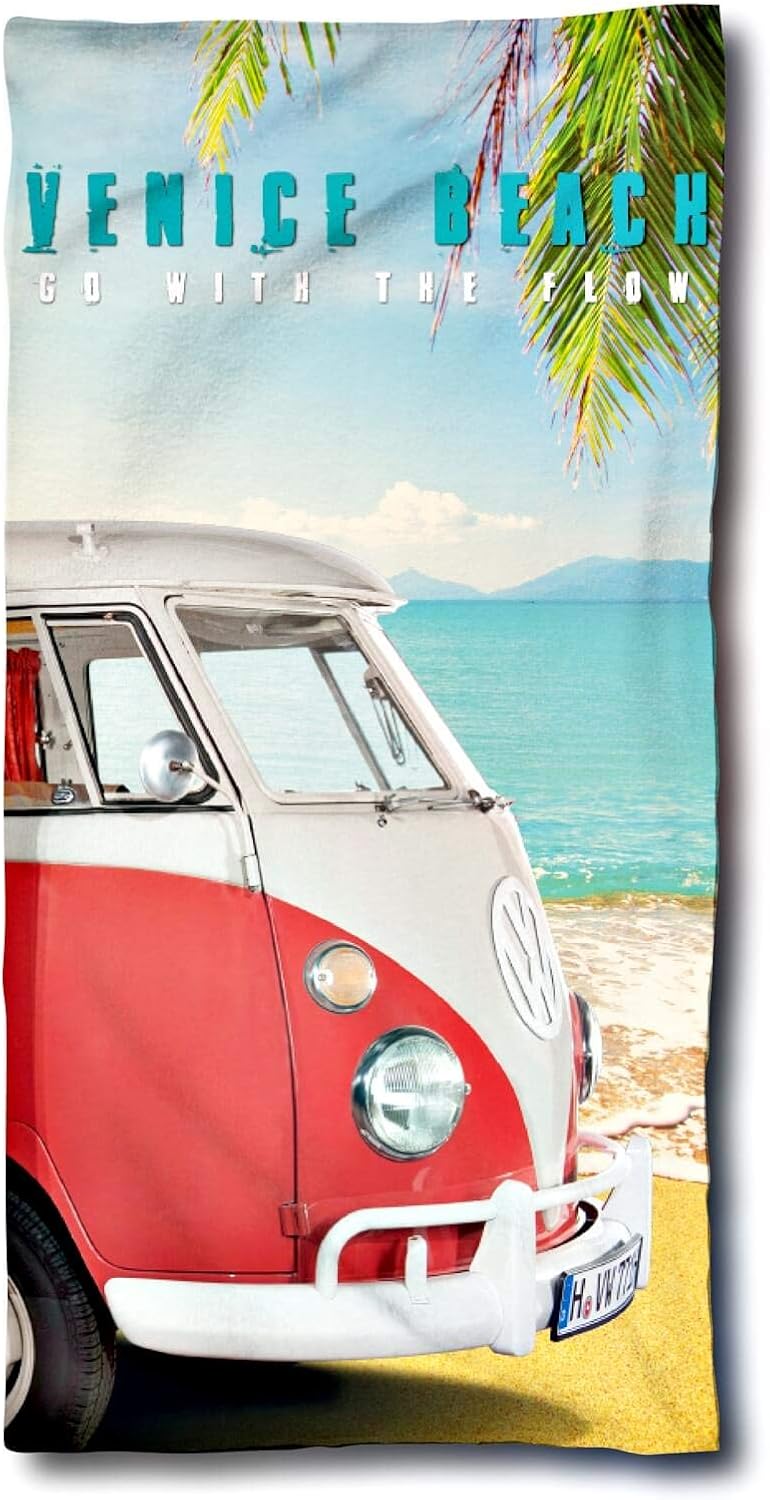 Asciugamani 75 X 150 Cm Skybrands Telo Mare Volkswagen Vw067 Bt Casa E Cucina Training C Co Jp