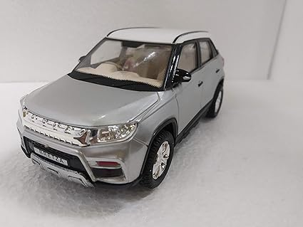 Amisha Gift Gallery Bretza SUV Pull Back Action Centy Toy Car for Kids - Colour May Vary (Silver)