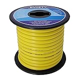 8 Gauge Silicone Wire 25 Feet Yellow, Flexible 8