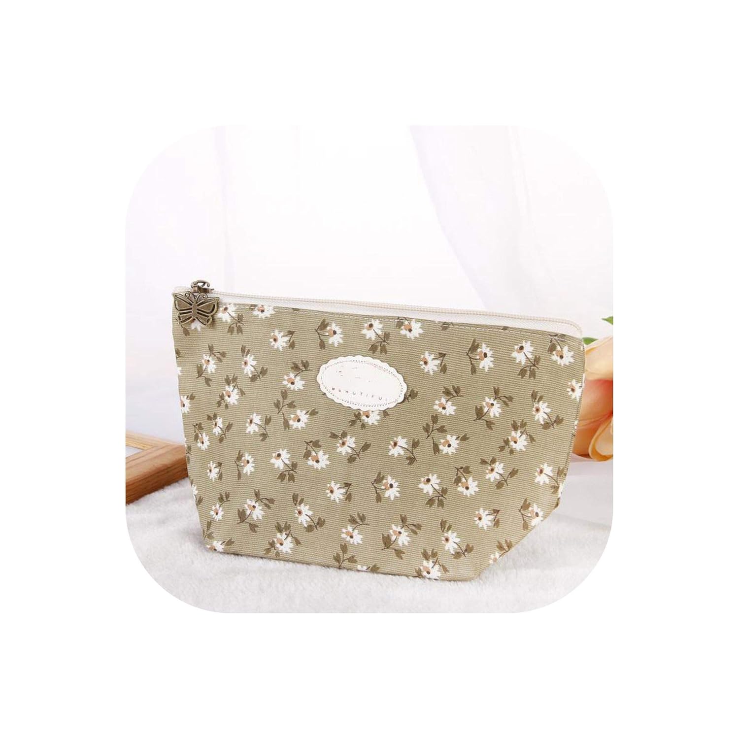 New Portable Travel Cosmetic Bag Makeup Case Pouch Toiletry Wash Organizer Professional Makeup Bag Neceser,Green