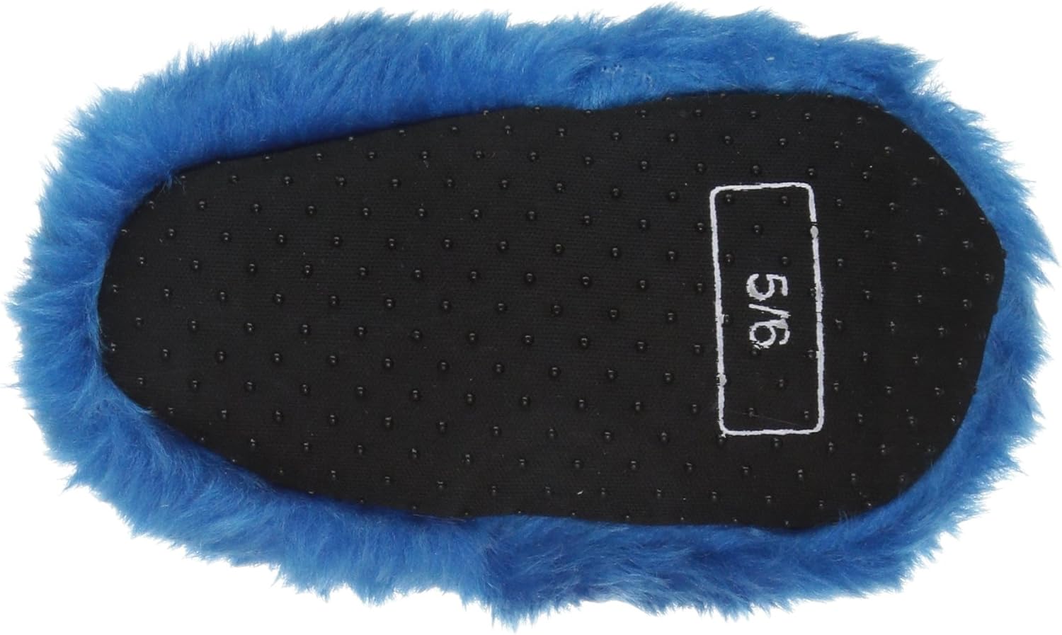  | Sesame Street Elmo Cookie Monster Boys Girls Sock Top Slippers (Toddler/Little Kid) (7-8 Toddler, Blue, Numeric_7) | Slippers