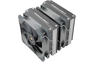 Thermalright Frost Tower 120 CPU Air Cooler, 6 Heatpipes, CPU Cooler, Dual 120mm TL-C12B V2 PWM Fan, AGHP Generation 3 Technology, S-FDB Bearing, Support AMD AM4 AM5/Intel 1700/1150/1151/1200/2011