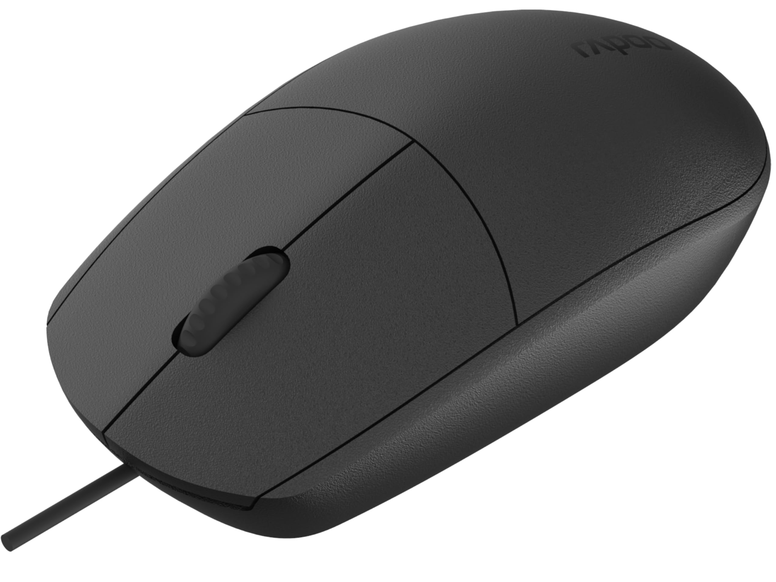 Rapoo N100 Wired Optical Mouse - Black