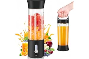 Handzee Portable Personal Blender, 17Oz USB Rechargeable Portable Blender with Portable Cup Lid, for Sports Outdoors Travel B