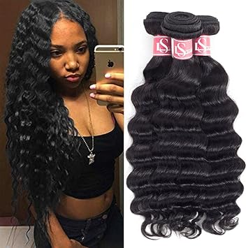 Amazon Com Lshair 8a Loose Deep Wave Bundles 18 20 22 Inches 3