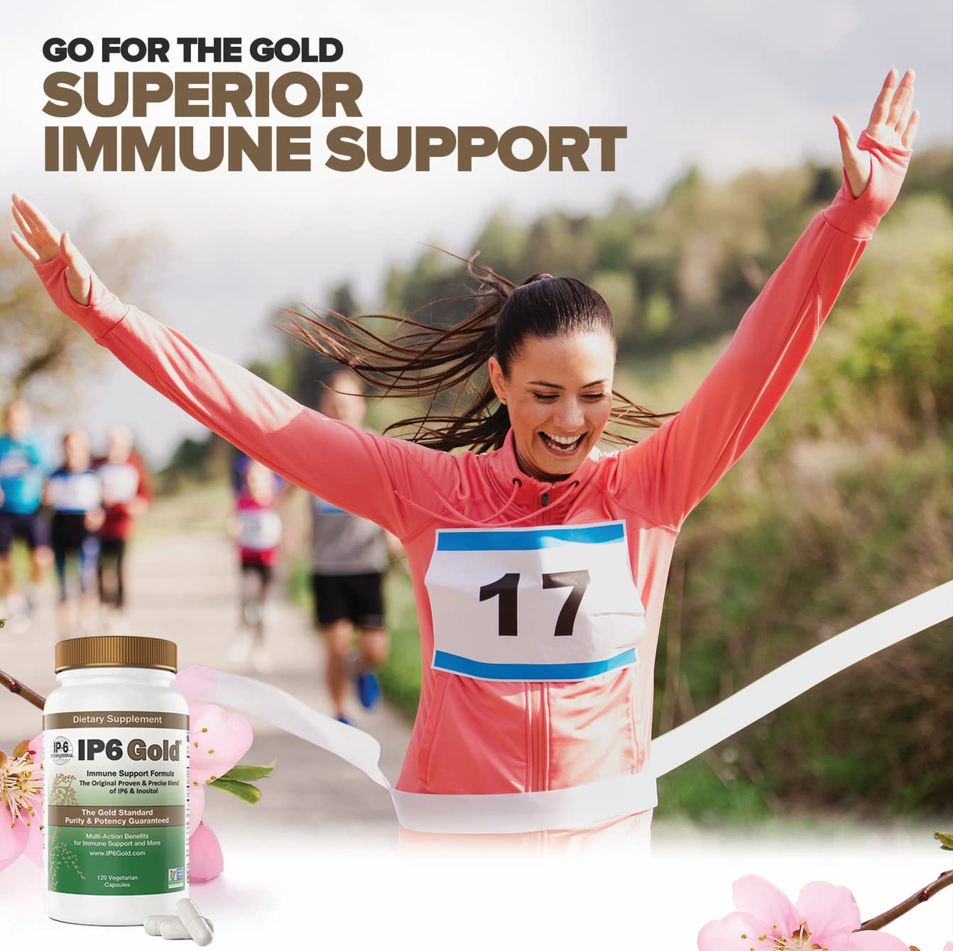 IP6 Gold Immune Support Formula, 120 Vegetarian Capsules
