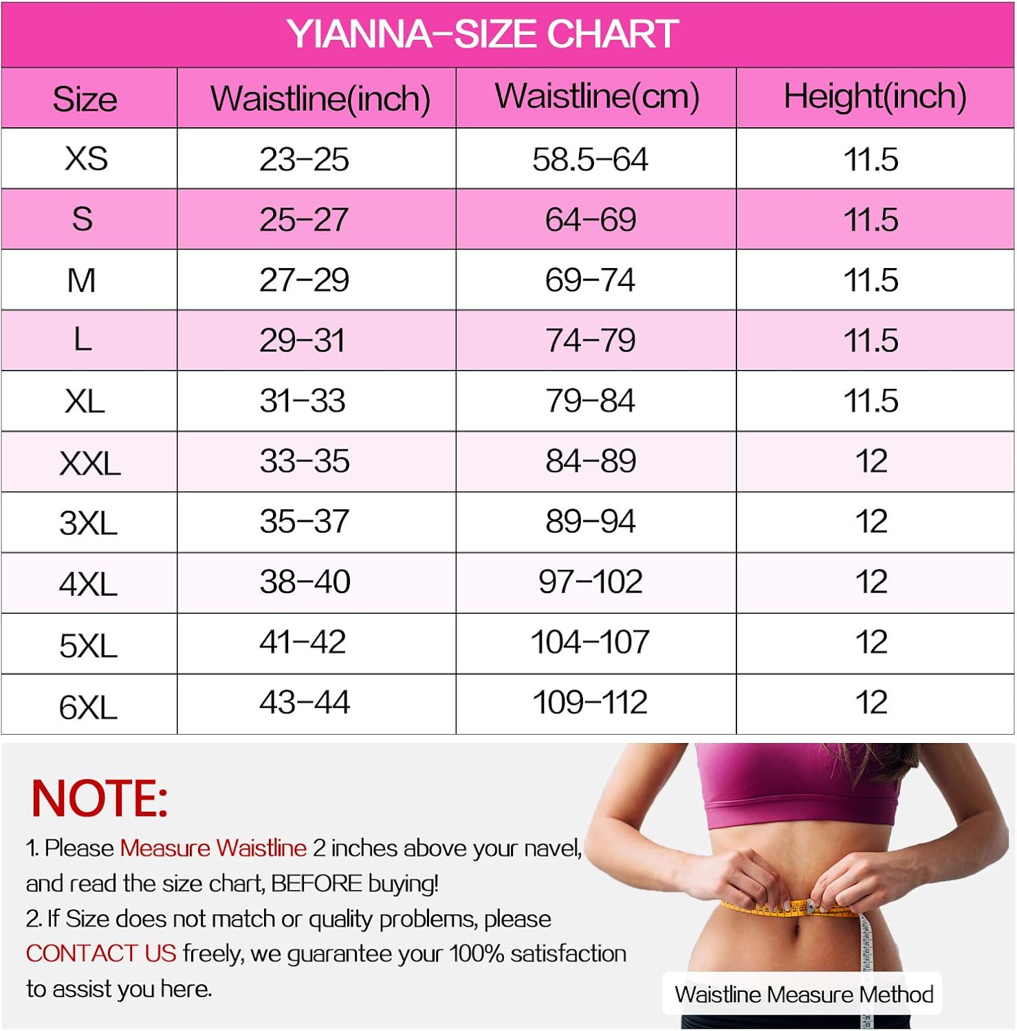 YIANNA Women's Underbust Latex Sport Girdle Waist Trainer Corsets Hourglass Body Shaper at  Women’s Clothing store